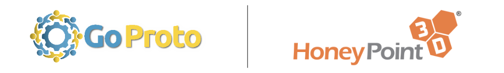 GoProto HoneyPoint3D Logo